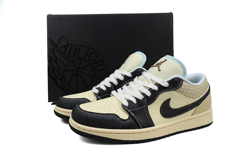 yupoo_325881_b4216dbf.jpg 【AA1XH】椰子 乔丹1代低帮 HQ3437-101 Air Jordan 1 Low SE 'Coconut Milk Black'