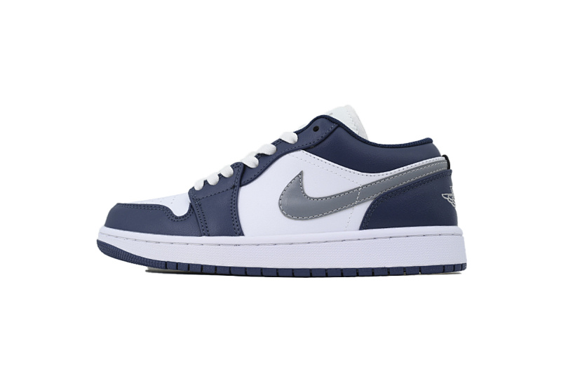 【AA1AQ】白湛蓝 乔丹1代低帮 553558-141 Air Jordan 1 Low 'Midnight Navy'