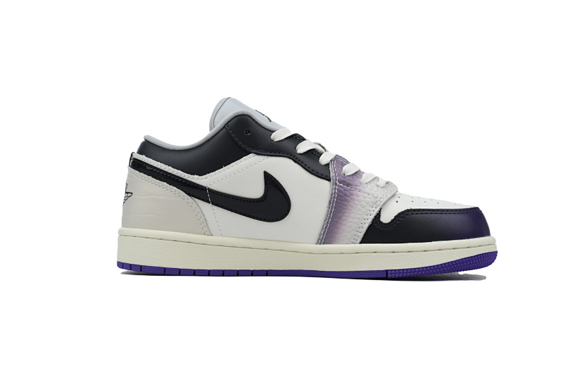 yupoo_326045_43037645.jpg 【AA1AQ】白黑紫 乔丹1代低帮 HF5759-101 Air Jordan 1 Low SE 'Punk Rock'