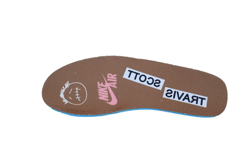 【BA5AQ】棕粉倒勾 乔丹1代低帮 DM7866-106 Travis Scott x Air Jordan 1 Low OG Sail Shy Pink