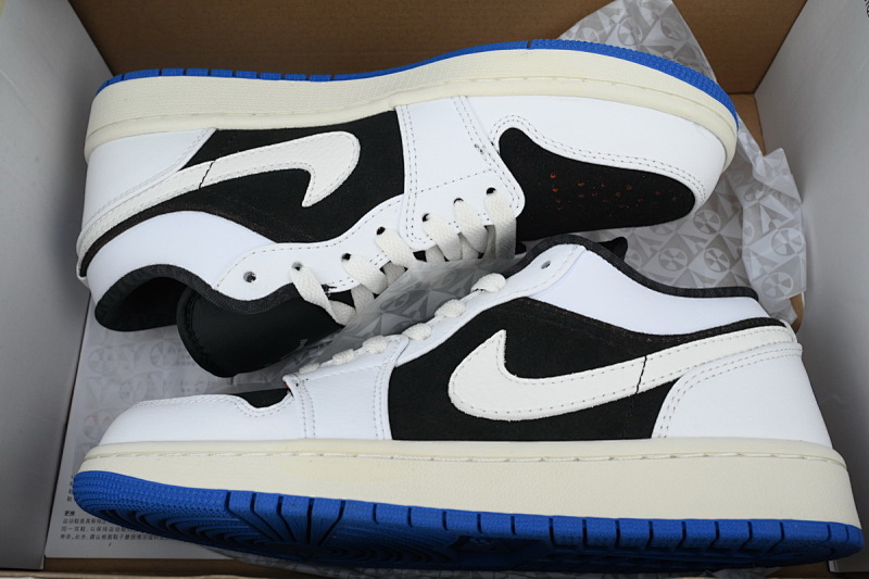 【AA1AQ】熊猫蓝底 乔丹1代低帮 HQ0764-001 Air Jordan 1 Low 'Quai 54'