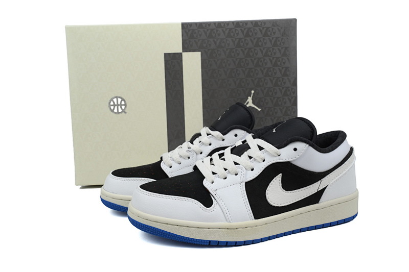 【AA1AQ】熊猫蓝底 乔丹1代低帮 HQ0764-001 Air Jordan 1 Low 'Quai 54'