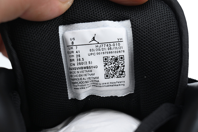 【AA1XH】漆皮黑武士 乔丹1代低帮 HJ7443-010 Air Jordan 1 Low SE 'Black Croc'