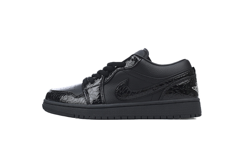 yupoo_326219_fabe2b28.jpg 【AA1XH】漆皮黑武士 乔丹1代低帮 HJ7443-010 Air Jordan 1 Low SE 'Black Croc'
