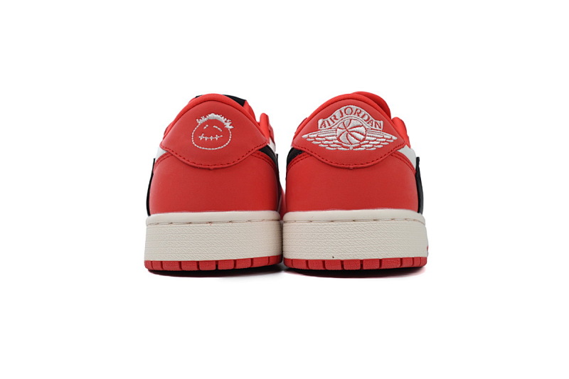 【AA1XH】新芝加哥倒钩 乔丹1代低帮 DM7688-100 Travis Scott x Air Jordan 1 Low Red