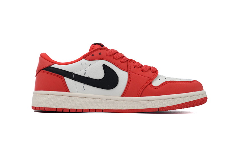 【AA1XH】新芝加哥倒钩 乔丹1代低帮 DM7688-100 Travis Scott x Air Jordan 1 Low Red