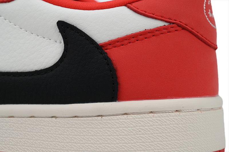 【AA1XH】新芝加哥倒钩 乔丹1代低帮 DM7688-100 Travis Scott x Air Jordan 1 Low Red