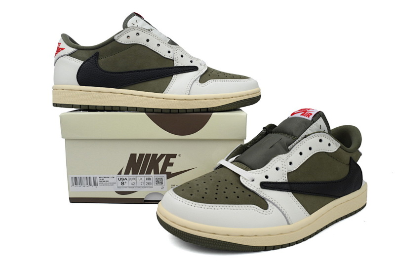 yupoo_326393_3b48d325.jpg 【CA1K6】9.0绿黑倒勾 纯原乔丹1代低帮 DM7866-200 Travis Scott x Air Jordan 1 Low OG SP 'Medium Olive'