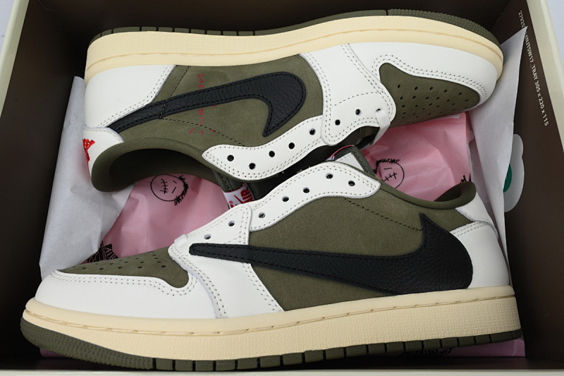yupoo_326393_63d1d335.jpg 【CA1K6】9.0绿黑倒勾 纯原乔丹1代低帮 DM7866-200 Travis Scott x Air Jordan 1 Low OG SP 'Medium Olive'