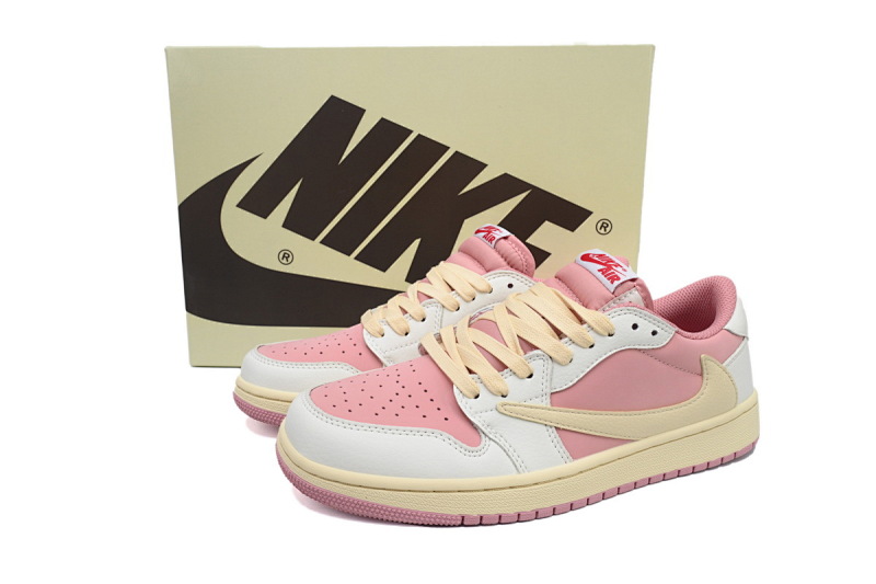 yupoo_326452_0757940f.jpg 【AA1XH】白粉倒勾 乔丹1代低帮 DM7866-600 Travis Scott x Air Jordan 1 Low OG White Pink