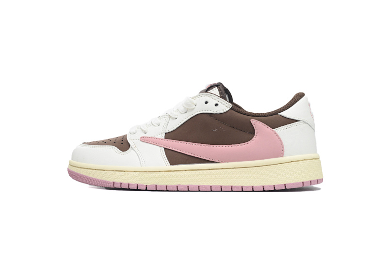 yupoo_326481_556c702c.jpg 【AA1XH】棕粉倒勾 乔丹1代低帮 DZ4137-206 Travis Scott x Air Jordan 1 Low OG SP Dark Pony Pink
