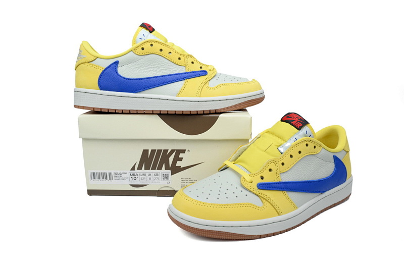 【DA7OG】黄低勾 OG版乔丹1代 DZ4137-700 Travis Scott x Air Jordan 1 Low OG Canary