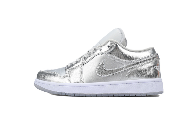 【AA1AQ】银白 乔丹1代低帮 FN5030-001 Air Jordan 1 Low WMNS "Metallic Silver"