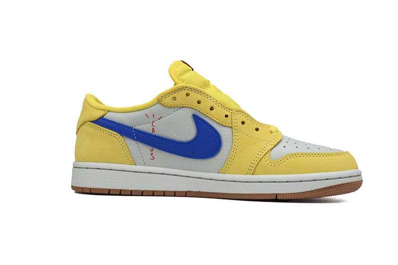 【CA1K6】8.0黄倒勾 纯原乔丹1代低帮 DZ4137-700 Travis Scott x Air Jordan 1 Low OG 'Canary'