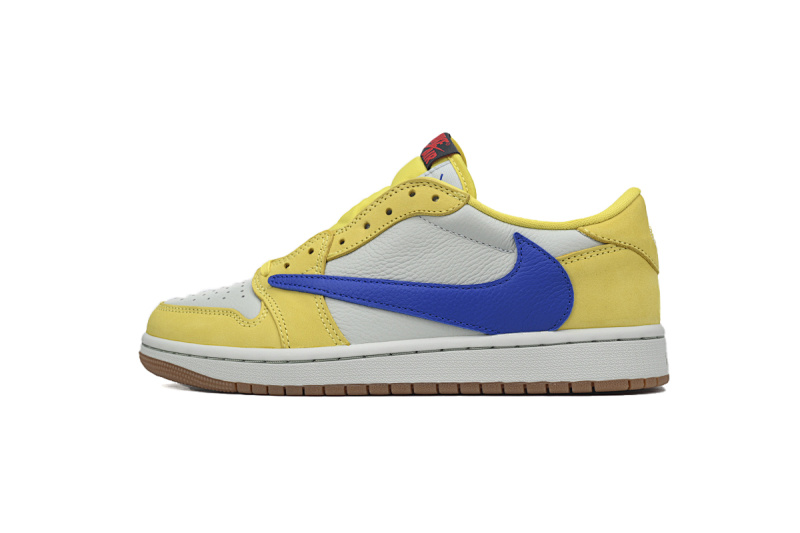 yupoo_326678_ba0c132d.jpg 【CA1K6】8.0黄倒勾 纯原乔丹1代低帮 DZ4137-700 Travis Scott x Air Jordan 1 Low OG 'Canary'