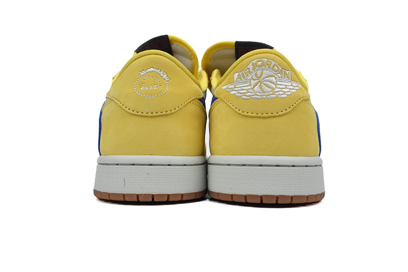 【CA1K6】8.0黄倒勾 纯原乔丹1代低帮 DZ4137-700 Travis Scott x Air Jordan 1 Low OG 'Canary'