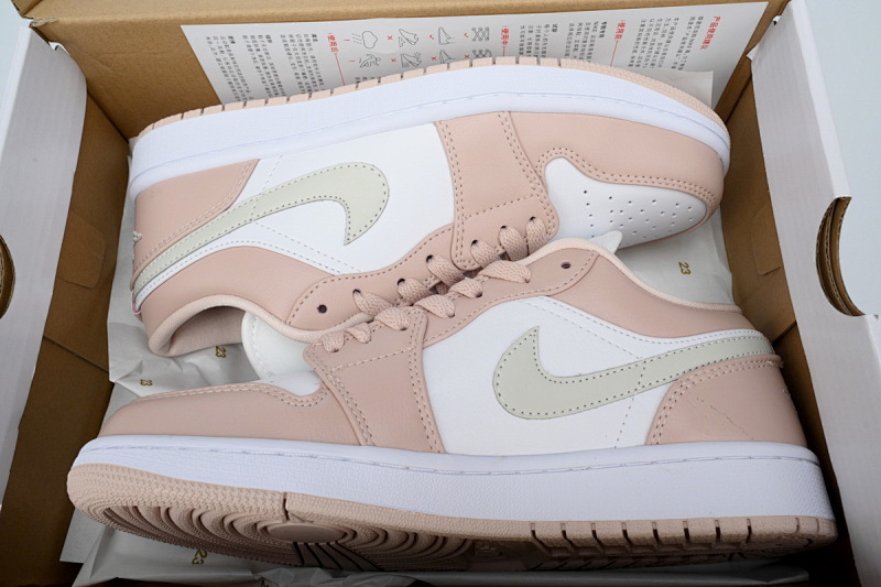 【AA1AQ】粉白 乔丹1代低帮 DC0774-120 Air Jordan 1 Low "Crimson Tint"