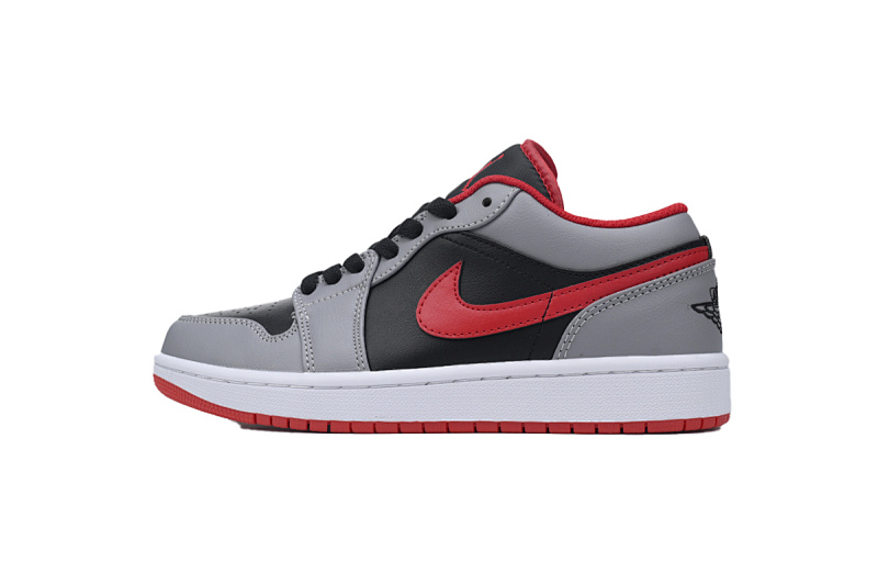 yupoo_326727_f5f74e83.jpg 【AA1AQ】灰黑红 乔丹1代低帮 553558-060 Air Jordan 1 Low "Black/Cement Grey"