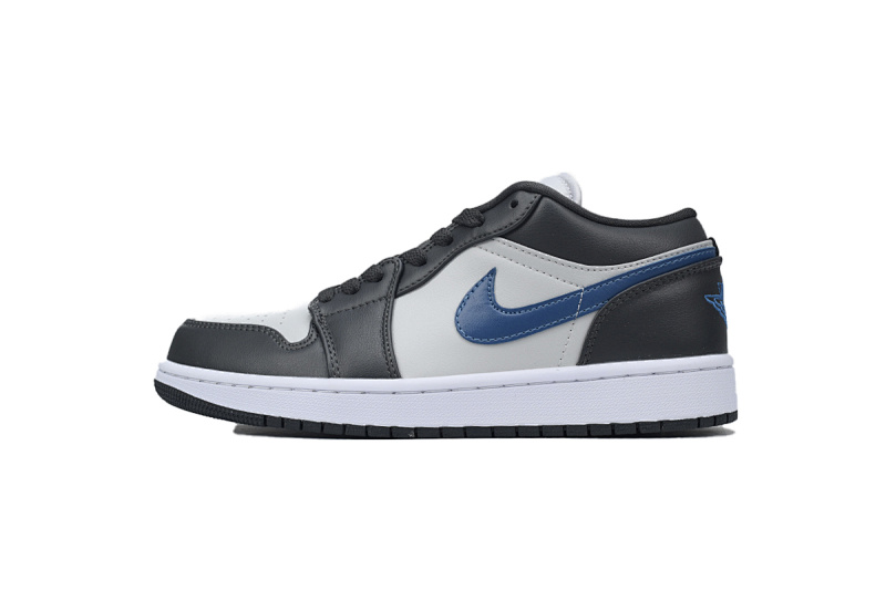【AA1AQ】黑灰蓝 乔丹1代低帮 DC0774-040 Air Jordan 1 Low "Sunset Haze"