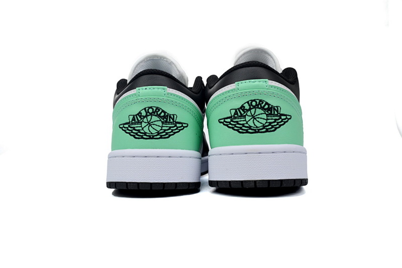 【AA1AQ】白绿黑 乔丹1代低帮 553558-131 Air Jordan 1 Low "Green Glow"