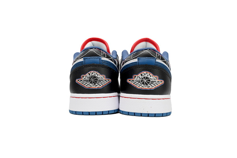 【AA1XH】白黑蓝 乔丹1代低帮 FV3622-141 Air Jordan 1 Low SE "Black/Industrial Blue"