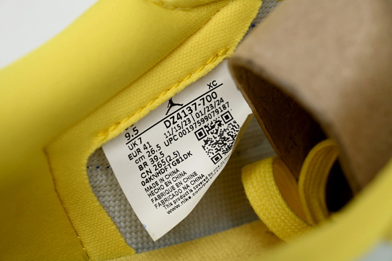 【CA1XP】7.0黄色 纯原乔丹1代低帮 DZ4137-700 Travis Scott x Air Jordan 1 Low OG 'Canary'