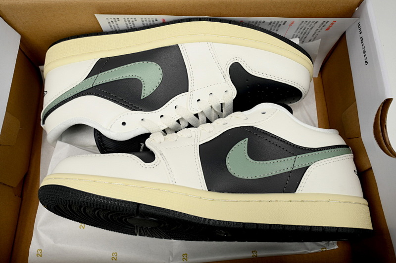 【AA1AQ】新黑绿 乔丹1代低帮 DC0774-001 Air Jordan 1 Low "Anthracite/Jade Smoke"