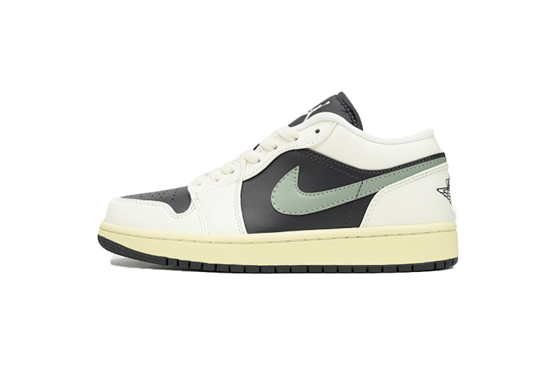 【AA1AQ】新黑绿 乔丹1代低帮 DC0774-001 Air Jordan 1 Low "Anthracite/Jade Smoke"