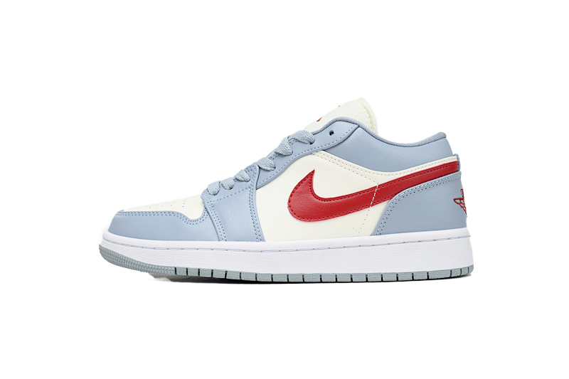 【AA1AQ】白浅蓝红 乔丹1代低帮 DC0774-164 Air Jordan 1 Low "Bleu/Rouge Dune"