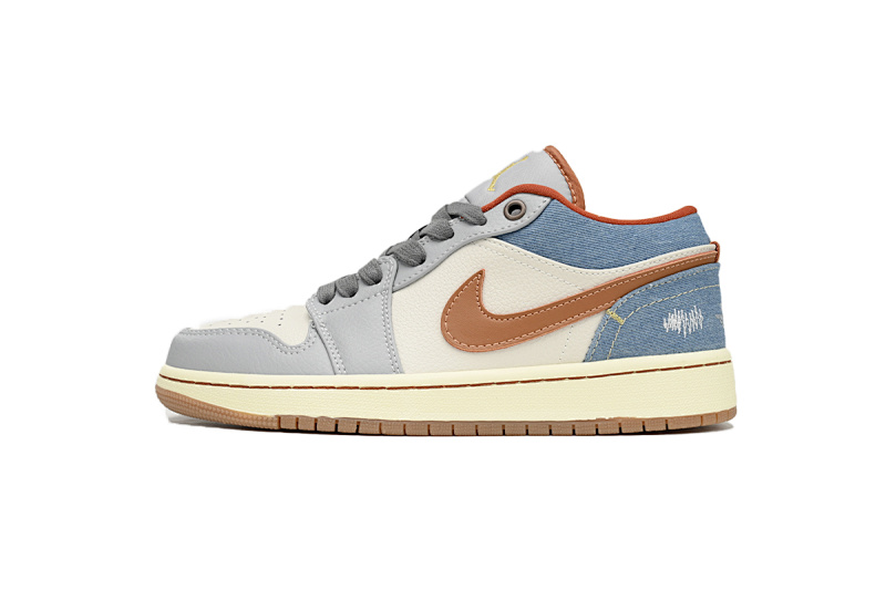 【AA1AQ】牛仔灰 乔丹1代低帮 FZ5045-091  Nike Air Jordan 1 Low 'Phantom'