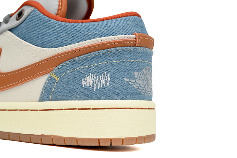 【AA1AQ】牛仔灰 乔丹1代低帮 FZ5045-091  Nike Air Jordan 1 Low 'Phantom'