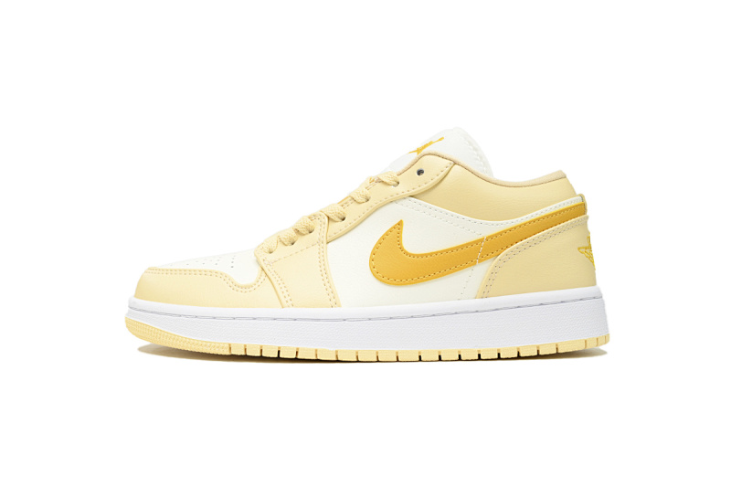 【AA1AQ】米黄 乔丹1代低帮 DC0774-170 Women's Air Jordan 1 Low "Team Gold"