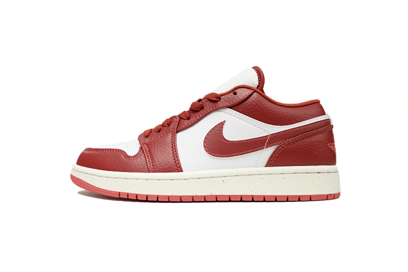 【AA1AQ】太阳红 乔丹1代低帮 FJ3459-160 Air Jordan 1 Low "White/Dune Red"