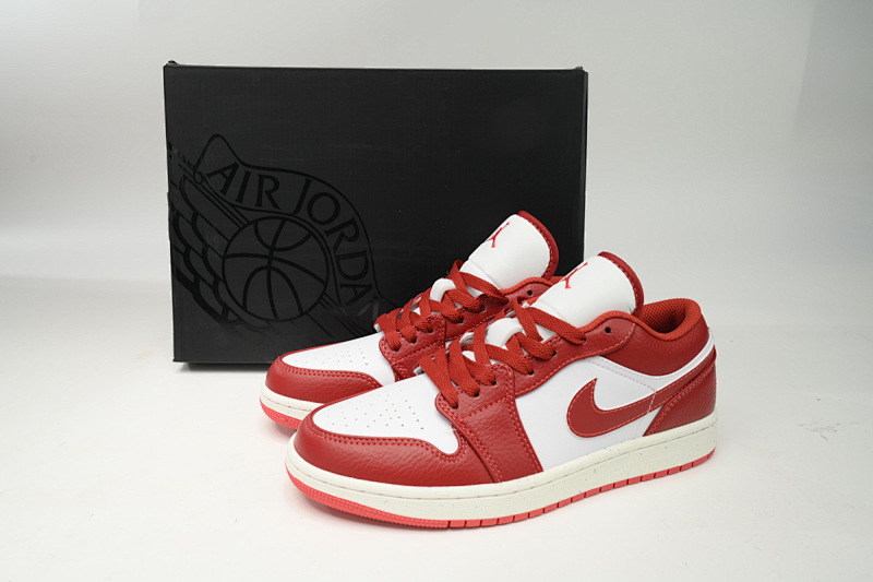 【AA1AQ】太阳红 乔丹1代低帮 FJ3459-160 Air Jordan 1 Low "White/Dune Red"