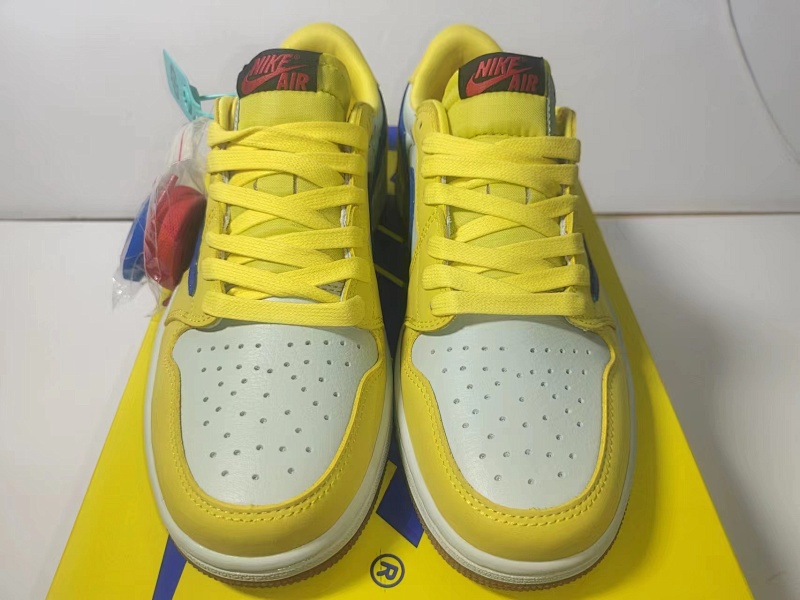 【AA1XH】8.0黄倒勾 乔丹1代低帮 DZ4137-700 Travis Scott x Air Jordan 1 Low OG 'Canary'