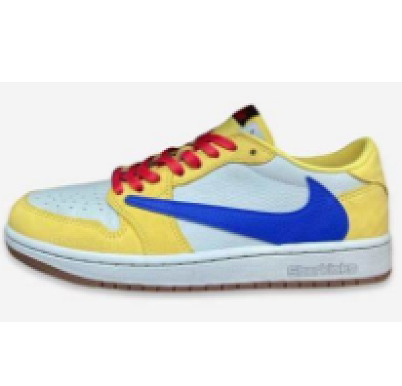 【AA1XH】8.0黄倒勾 乔丹1代低帮 DZ4137-700 Travis Scott x Air Jordan 1 Low OG 'Canary'