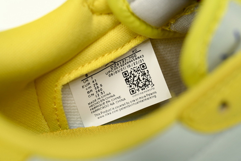 【AA1XH】8.0黄倒勾 乔丹1代低帮 DZ4137-700 Travis Scott x Air Jordan 1 Low OG 'Canary'