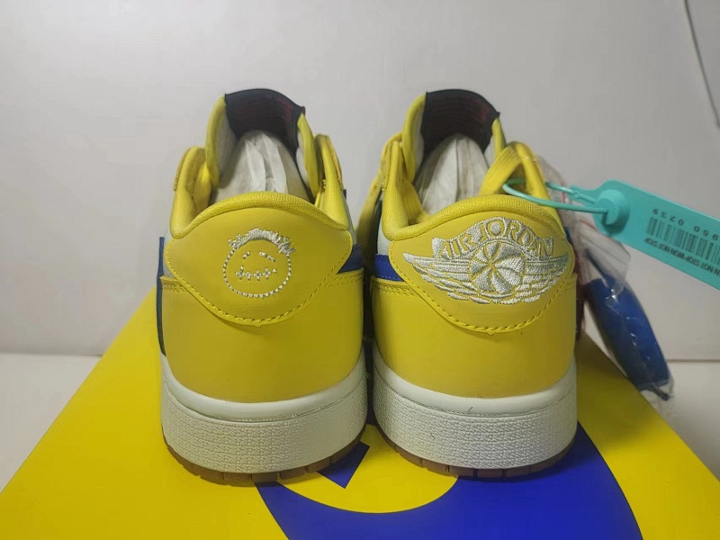 【AA1XH】8.0黄倒勾 乔丹1代低帮 DZ4137-700 Travis Scott x Air Jordan 1 Low OG 'Canary'