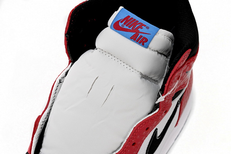 【CA1K6】蜘蛛侠 纯原版乔丹1代 555088-602 Air Jordan 1 High OG “Origin Story”