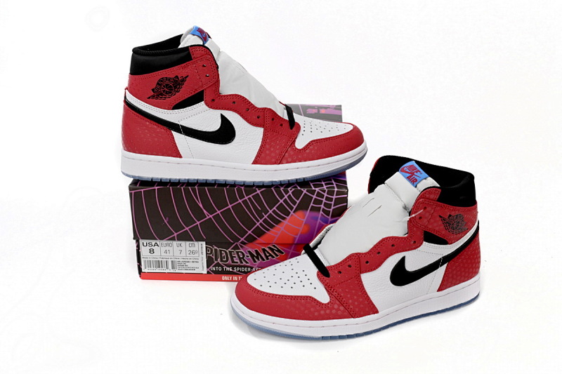 【CA1K6】蜘蛛侠 纯原版乔丹1代 555088-602 Air Jordan 1 High OG “Origin Story”
