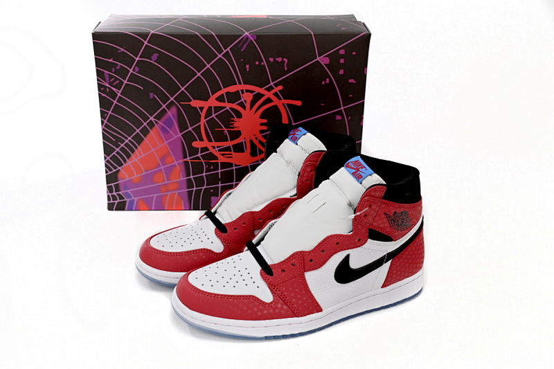 【CA1K6】蜘蛛侠 纯原版乔丹1代 555088-602 Air Jordan 1 High OG “Origin Story”
