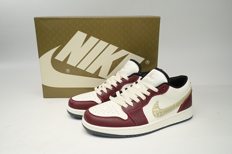 【BA5AQ】龙年红 乔丹1代低帮 FJ5735-100 Air Jordan 1 Low SE Year of the Dragon