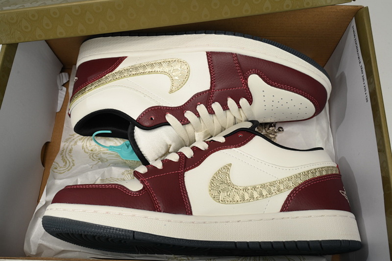 【BA5AQ】龙年红 乔丹1代低帮 FJ5735-100 Air Jordan 1 Low SE Year of the Dragon