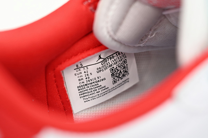 【AA1AQ】白红 乔丹1代低帮 CZ0790-161 Air Jordan 1 Low OG "Metallic Red"