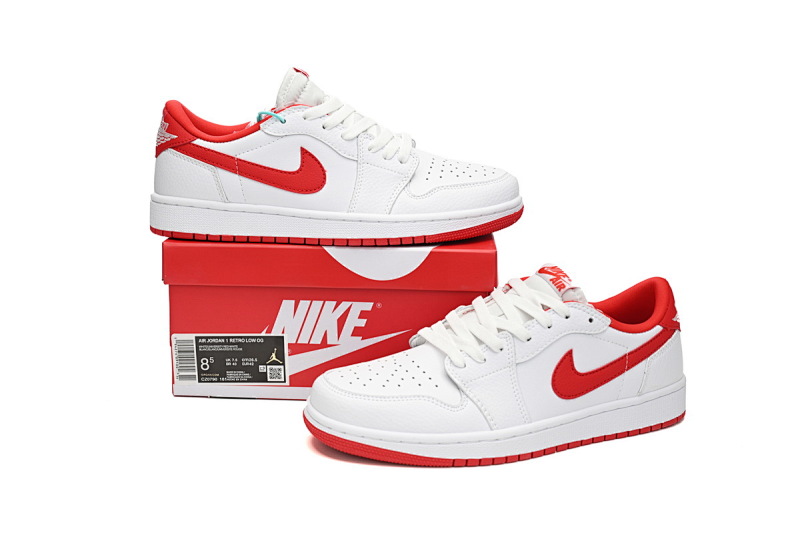 【AA1AQ】白红 乔丹1代低帮 CZ0790-161 Air Jordan 1 Low OG "Metallic Red"