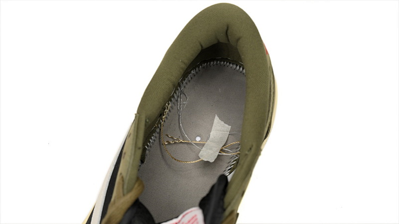 【AA1XH】7.0绿倒勾 乔丹1代低帮 DM7866-002 Travis Scott x Air Jordan 1 Low OG "Black Olive"
