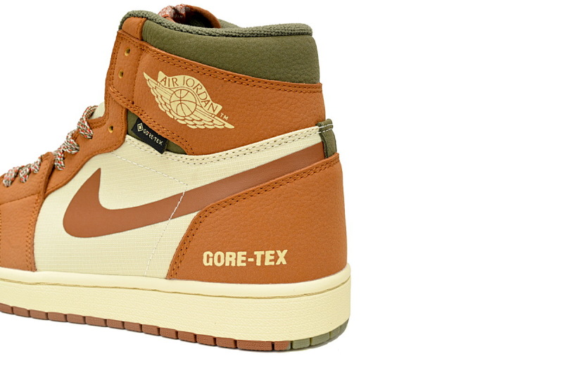 【BA7XH】防水棕白 东莞版乔丹1代篮球运动鞋 DB2889-102 Air Jordan 1 Element Gore-Tex "Brown/Olive"