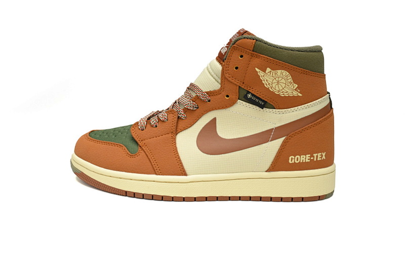 【BA7XH】防水棕白 东莞版乔丹1代篮球运动鞋 DB2889-102 Air Jordan 1 Element Gore-Tex "Brown/Olive"