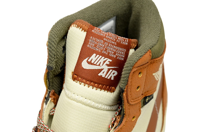 【BA7XH】防水棕白 东莞版乔丹1代篮球运动鞋 DB2889-102 Air Jordan 1 Element Gore-Tex "Brown/Olive"