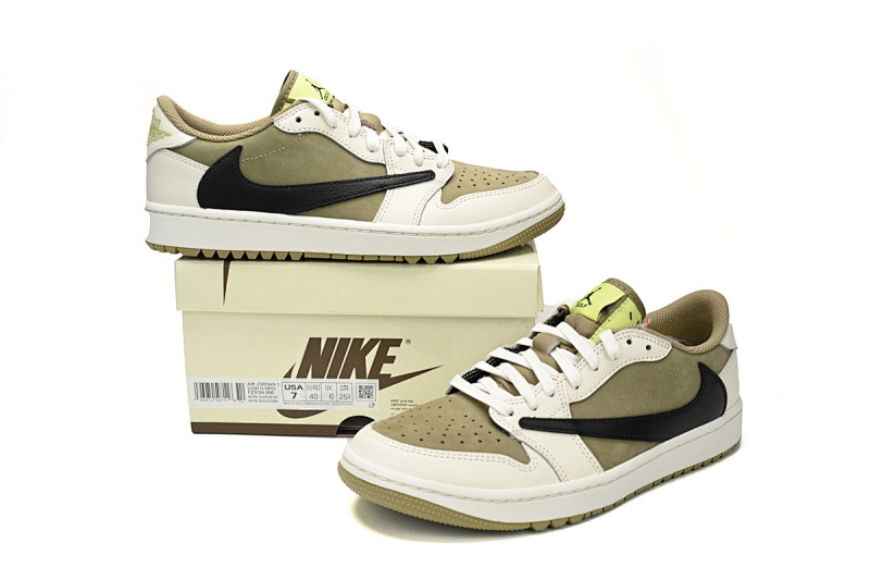 yupoo_327614_4619f591.jpg 【CA1XP】6.0高尔夫 XP版乔丹1代 FZ3124-200 Travis Scott x Air Jordan 1 Low Black, White, Green